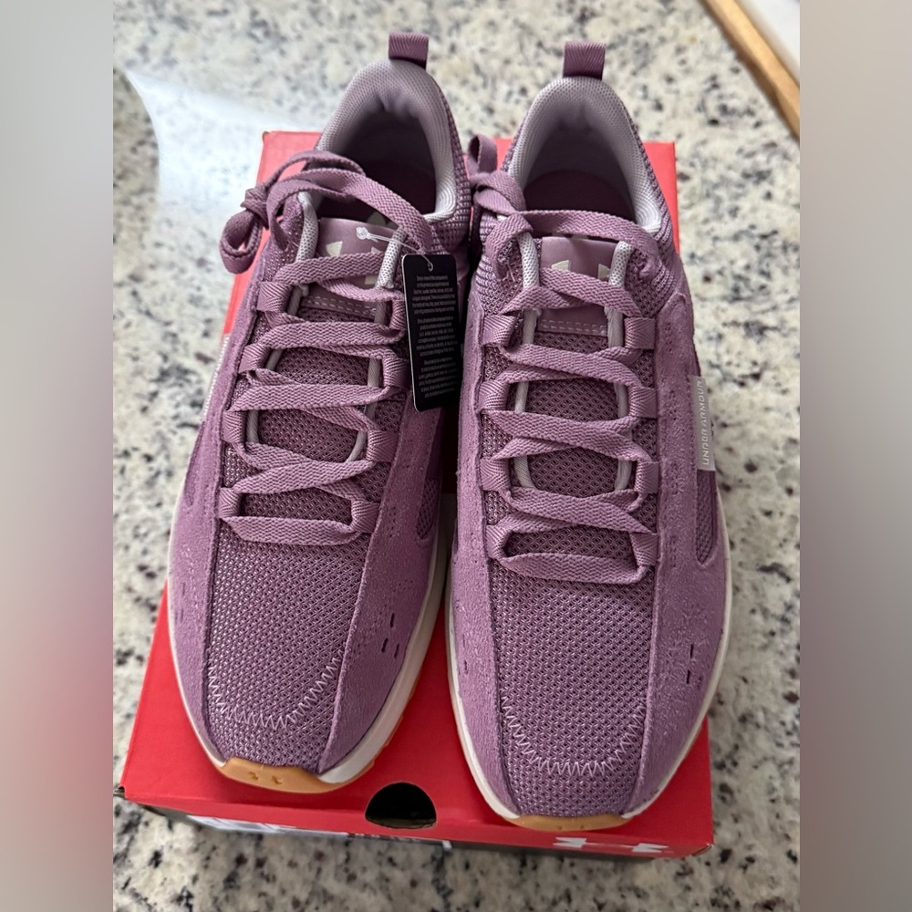 Under Armour Women's Lavender Running Sneakers NEW WITH BOX